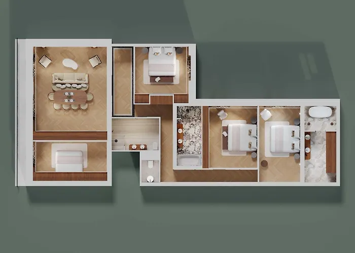 Luxury - Ac - 4br- 8p - Bastille Apartment